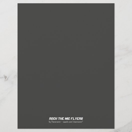 Rock the Mic ~ Gig oder Venedig Flyer (Hinten)