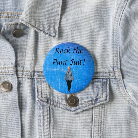 Rock the Pant Anzug, Pro Hillary Button (Beispiel)