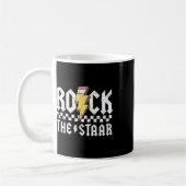 Rock the Staar Motivierend Testing Day for Teache Kaffeetasse (Links)