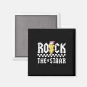 Rock the Staar Motivierend Testing Day for Teache Magnet (Vorderseite/Rückseite)