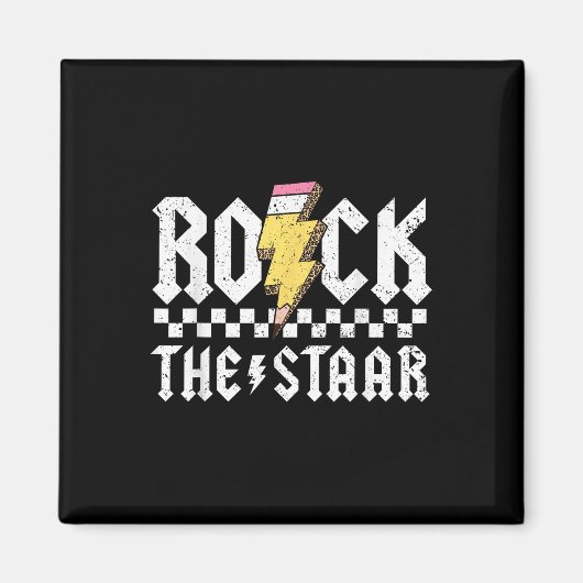 Rock the Staar Motivierend Testing Day for Teache Magnet (Vorne)