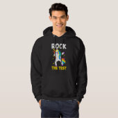 Rock The Test Day Student Teacher Dabbing Unicorn Hoodie (Vorne ganz)