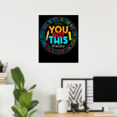 Rock The Test Teacher Testing Day You Got This Poster (Heimbüro)