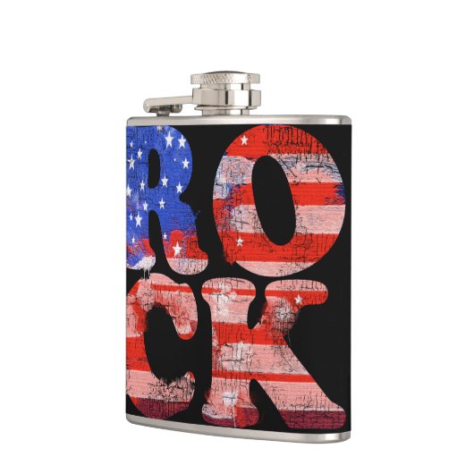 rock the USA Flachmann (Links)