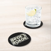 Rock Themed Bride's Wedding Party Untersetzer (Vor Ort)