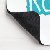 Rock Typografie Mousepad (Ecke)