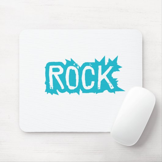 Rock Typografie Mousepad (Mit Mouse)