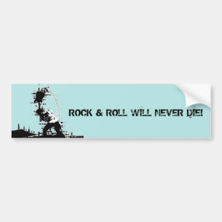 Rock u. Rolle Autoaufkleber