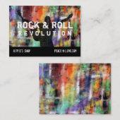 Rock-u. Rollenrevolution Visitenkarte (Vorne/Hinten)