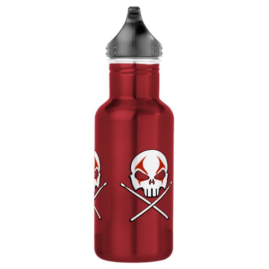 Rock-u. Rollenschwermetall-Schlagzeuger Trinkflasche (Rechts)