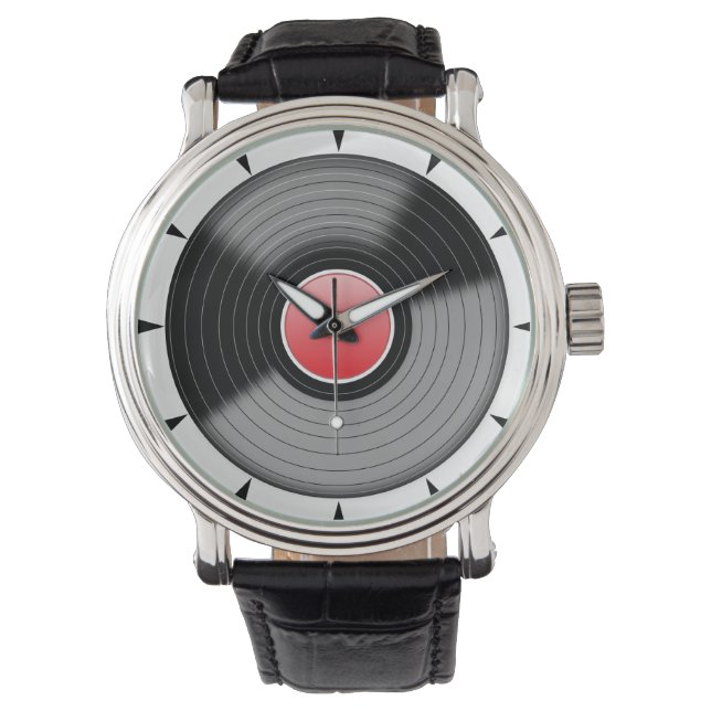 Rock um die Uhr - Vinyl Record Watch (Vorderseite)