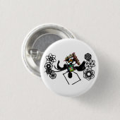 Rock um Schneemann Button (Vorne & Hinten)