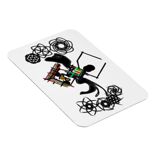 Rock um Schneemann Magnet (Rechte Seite)