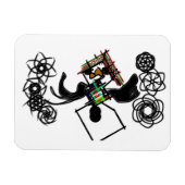 Rock um Schneemann Magnet (Horizontal)