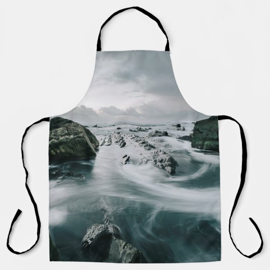 ROCK UND KLIFF UMGEBEN WASSERKÖRPER SCHÜRZE (Vorderseite)