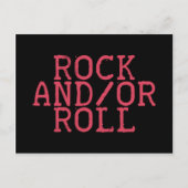 ROCK UND/ODER ROLLEN! POSTKARTE (Vorderseite)