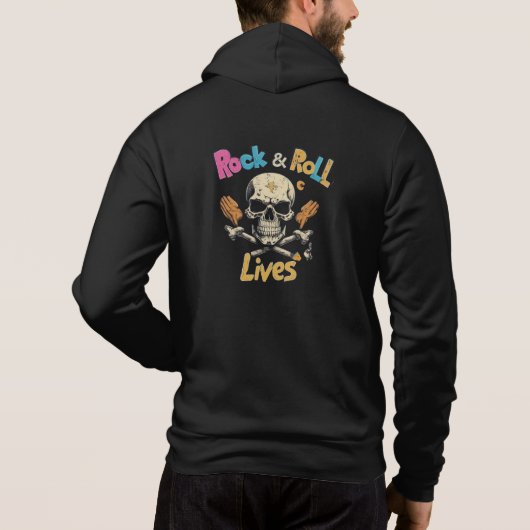 Rock und Roll Hoodie (Rückseite)