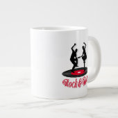 Rock und Roll Jumbo-Tasse (Vorderseite Rechts)
