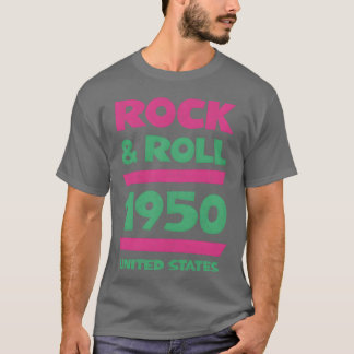 Rock- und Roll-Musik 1950 Vintage-Freund T-Shirt