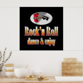 Rock und Roll Poster (Küche)