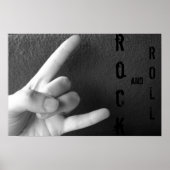 Rock und Roll Poster (Vorne)