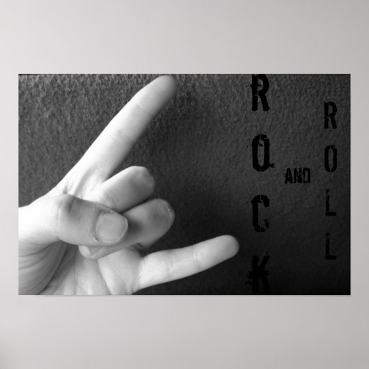 Rock und Roll Poster (Vorne)