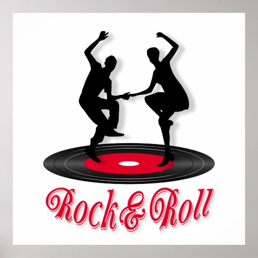 Rock und Roll Poster (Vorne)