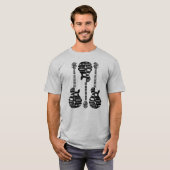 Rock- und Roll-Text-Design T-Shirt (Vorne ganz)