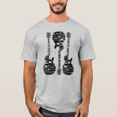 Rock- und Roll-Text-Design T-Shirt (Vorderseite)