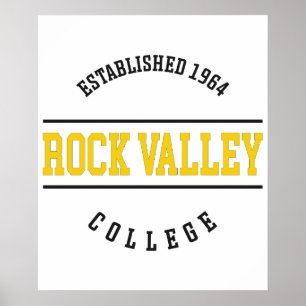 Rock Valley Uni - RVC Golden Eagles Poster