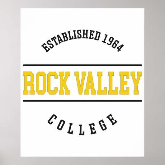 Rock Valley Uni - RVC Golden Eagles Poster (Vorne)