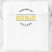 Rock Valley Uni - RVC Golden Eagles Runder Aufkleber (Tasche)