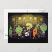 Rock Vegan Band Postkarte (Vorne/Hinten)