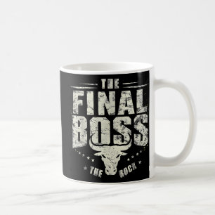 Rock Vintag Music Boss Final White Design Spaß Mus Kaffeetasse