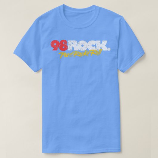 Rock Vintag Retro gestört T-Shirt (Design vorne)