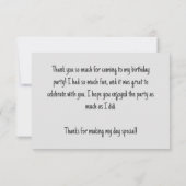 Rock Wall Climbing Danke Karte (Rückseite)