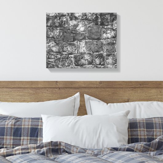 Rock Wall Leinwanddruck (Insitu (Schlafzimmer))