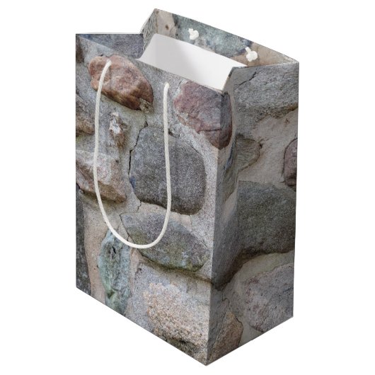 Rock Wall Mittlere Geschenktüte (Rückseite Schrägansicht)