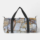 Rock Wall Realistic Texel Foto Rockhound Duffle Bag (Vorderseite)