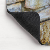 Rock Wall realistische Textur Rockhound Fotografie Mousepad (Ecke)