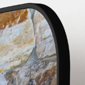 Rock Wall realistische Texturfotografie Pickleball Schläger (Linke Seite)