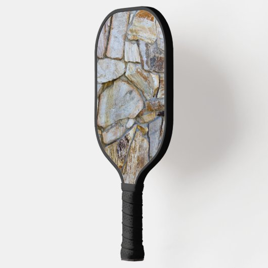 Rock Wall realistische Texturfotografie Pickleball Schläger (Links)