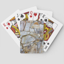 Rock Wall Texture Foto auf Cardstock Spielkarten