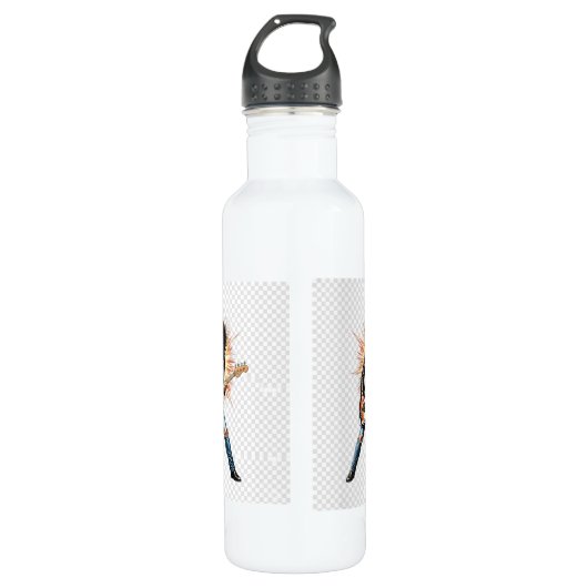 Rock water bottle edelstahlflasche (Vorderseite)