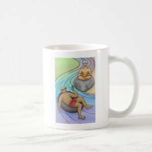 Rock Water — Gehen Sie mit dem Fluss Kaffeetasse