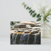 Rock Waterfall Postkarte (Stehend Vorderseite)