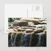 Rock Waterfall Postkarte (Vorne/Hinten)