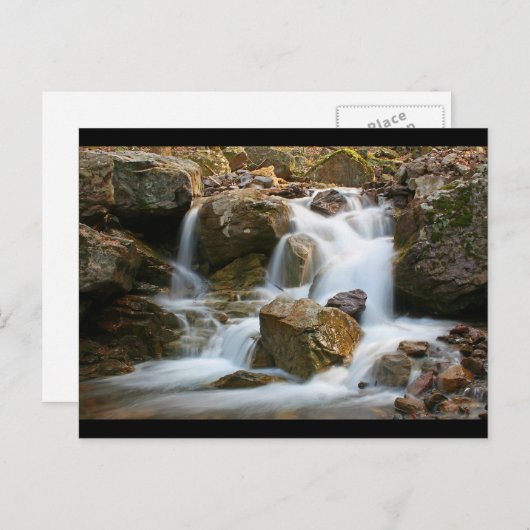 Rock Waterfall Postkarte (Vorne/Hinten)