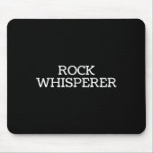 Rock Whisperer - Funny Geologist Stone Rock Collec Mousepad (Vorne)