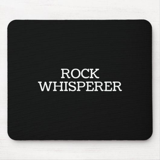 Rock Whisperer - Funny Geologist Stone Rock Collec Mousepad (Vorne)